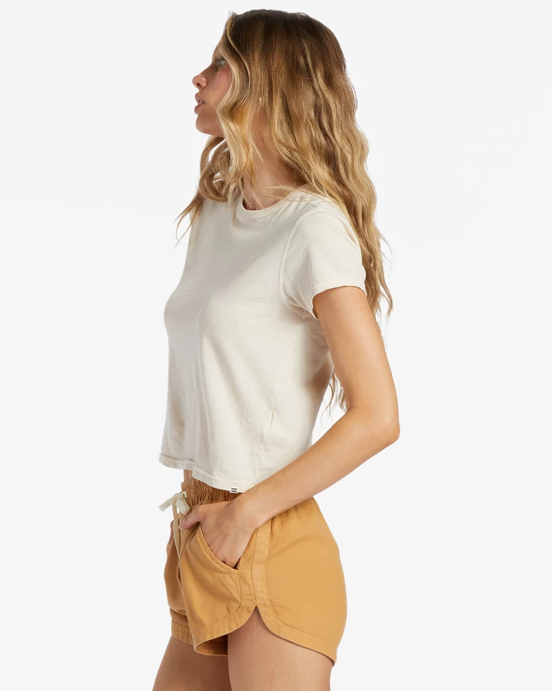 Billabong Road Trippin Short Met Elastische Taille - Kosmisch Kaki