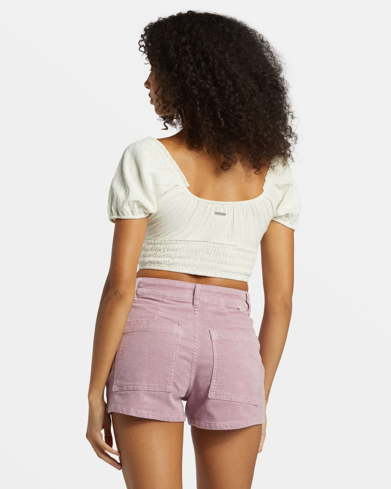 Billabong Vrije Val Corduroy Short - Lila Mist