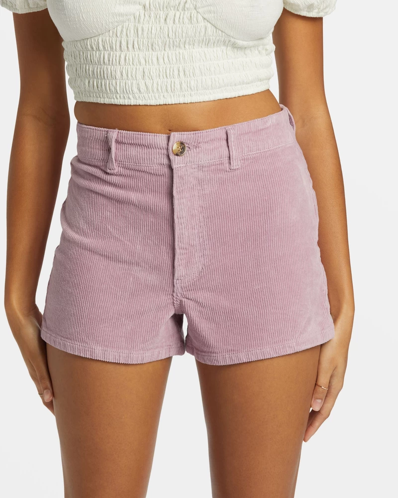 Billabong Vrije Val Corduroy Short - Lila Mist