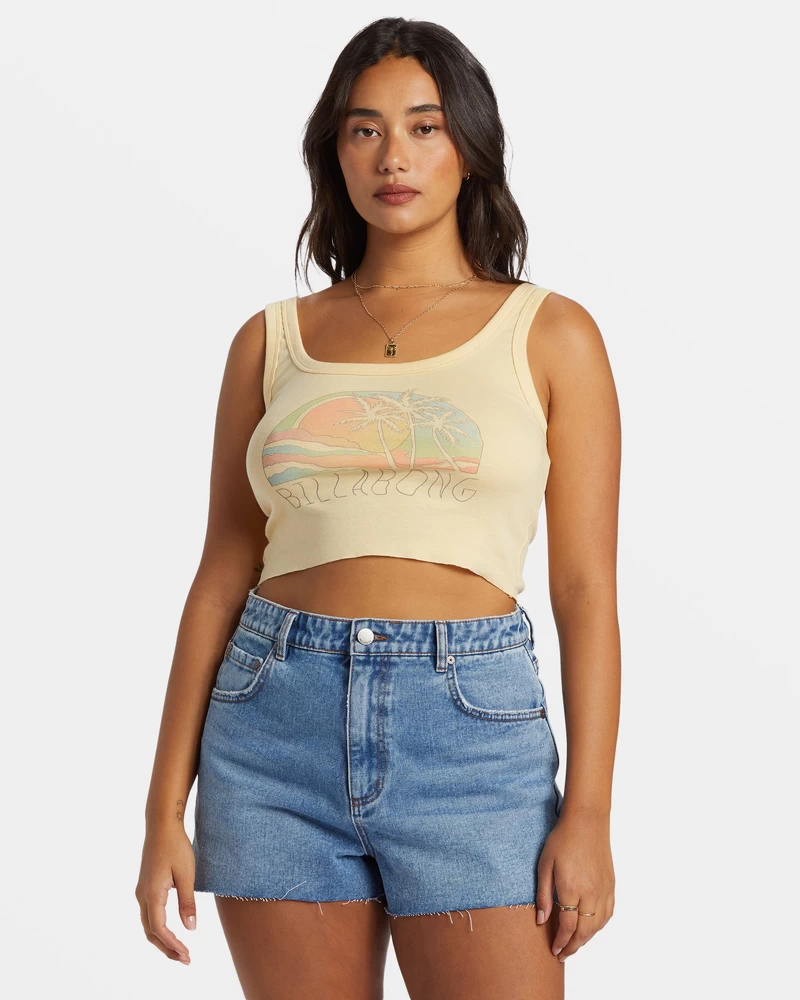 Billabong High Tides Short Denim Shorts - Medium Surf Spray