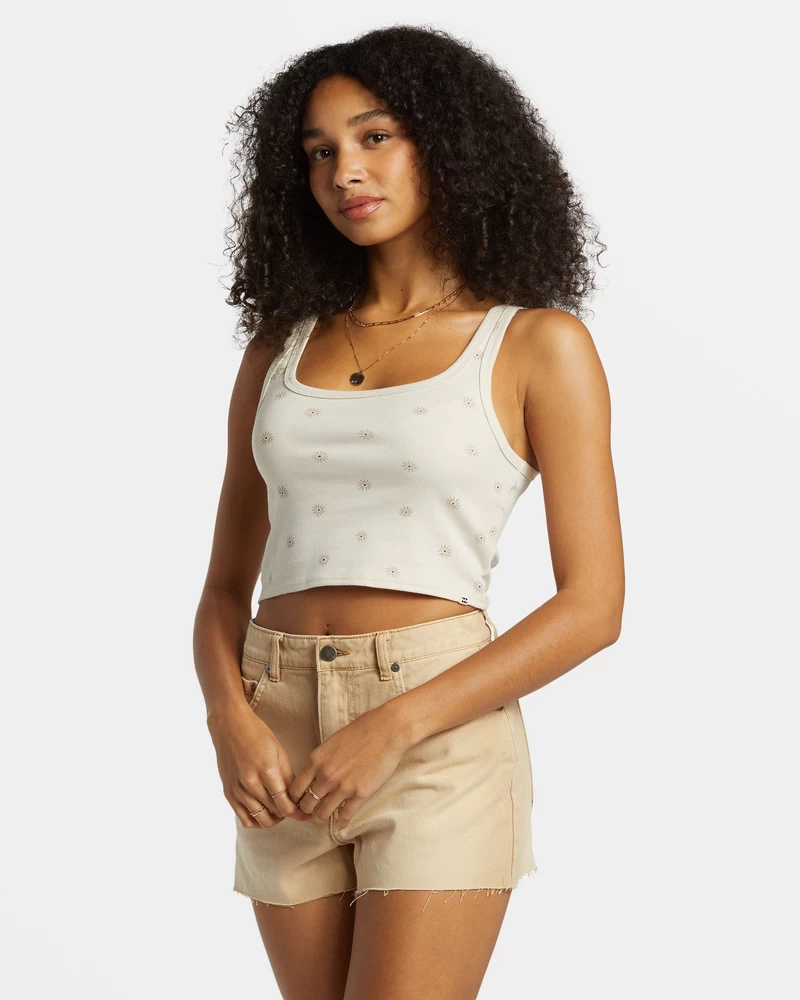 Billabong High Tides Denim Shorts - Khaki
