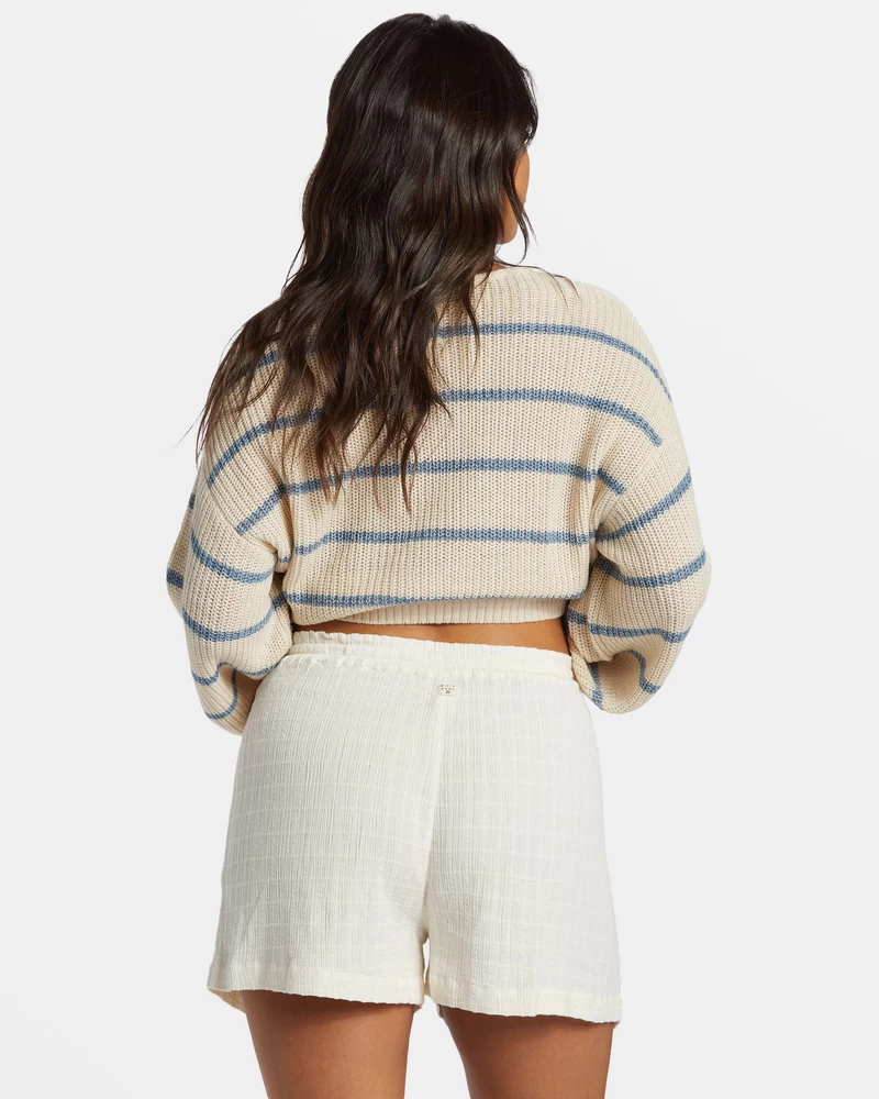 Billabong Sunset Elastic Waist Shorts - Salt Crystal