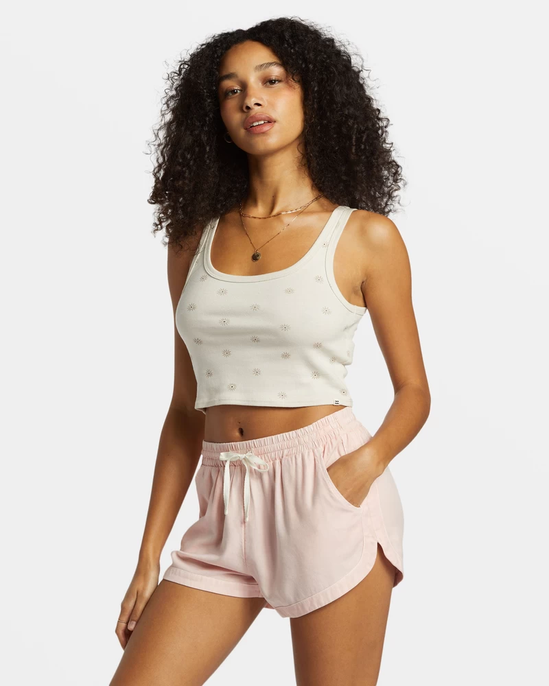 Billabong Road Trippin Elastingi Juosmens šortai – Persikiniai