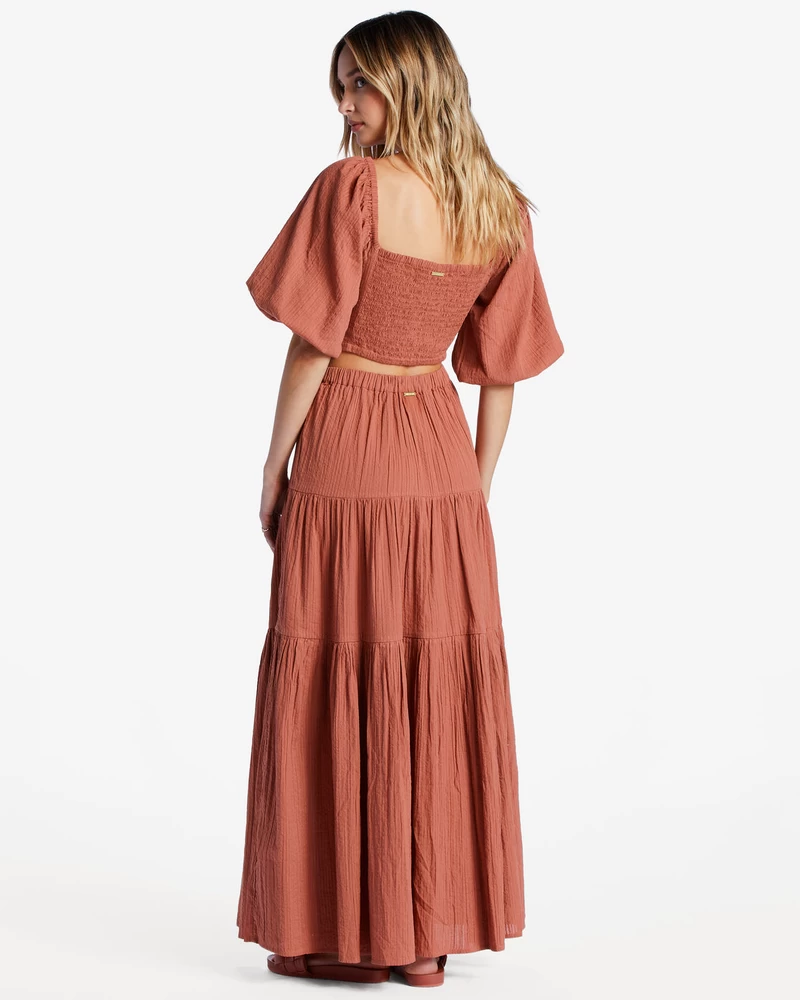 Billabong Del Sole Maxi Skirt - Sweet Tea
