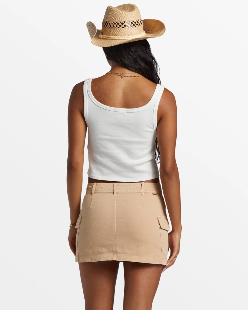 Billabong Hilary Cargo Skirt - Khaki