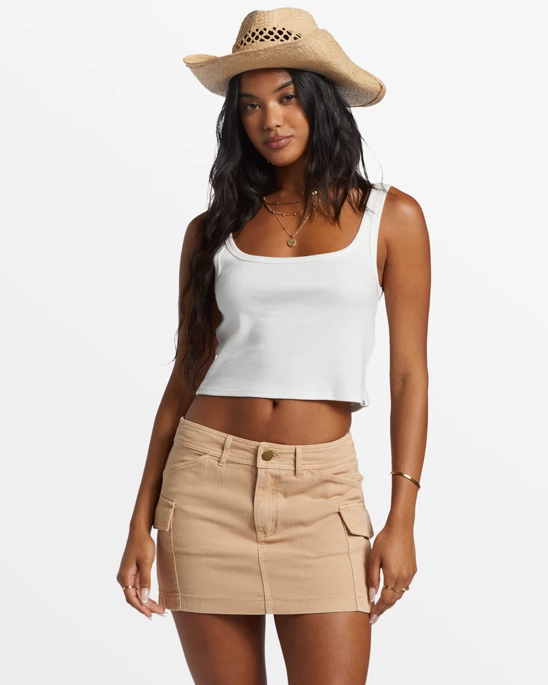 Billabong Hilary Cargo Skirt - Khaki