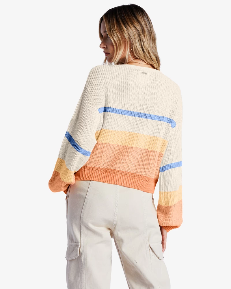 Billabong Changing Tides Pullover Sweater - Light Melon
