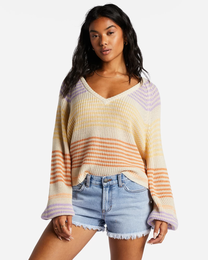 Billabong Under The Sun Sweater - Light Melon