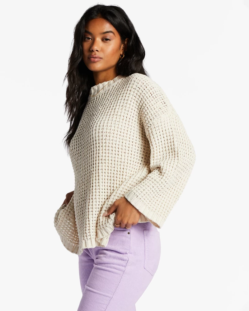 Billabong Happy Haze Sweater - White Cap