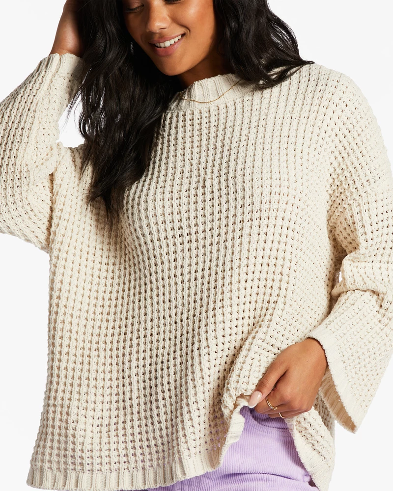 Billabong Happy Haze Sweater - White Cap