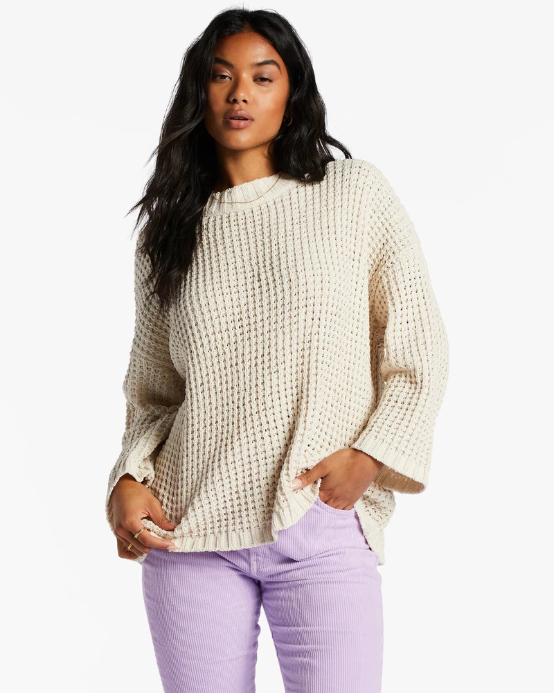 Billabong Happy Haze Sweater - White Cap