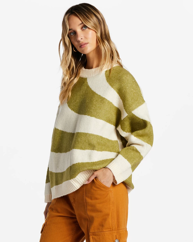 Billabong Wave Rider Jumper - Green Eyes