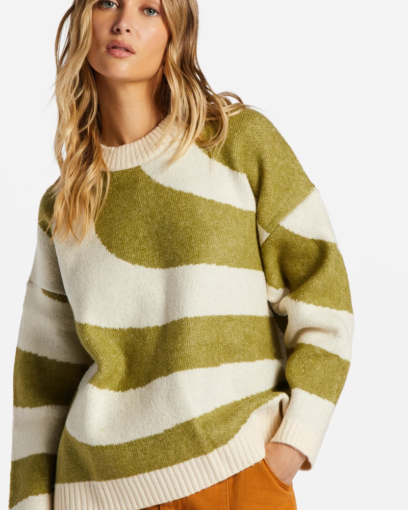 Billabong Wave Rider Jumper - Green Eyes