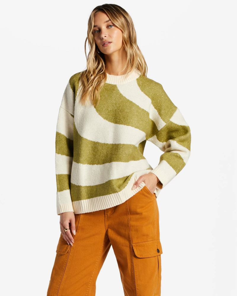 Billabong Wave Rider Jumper - Green Eyes