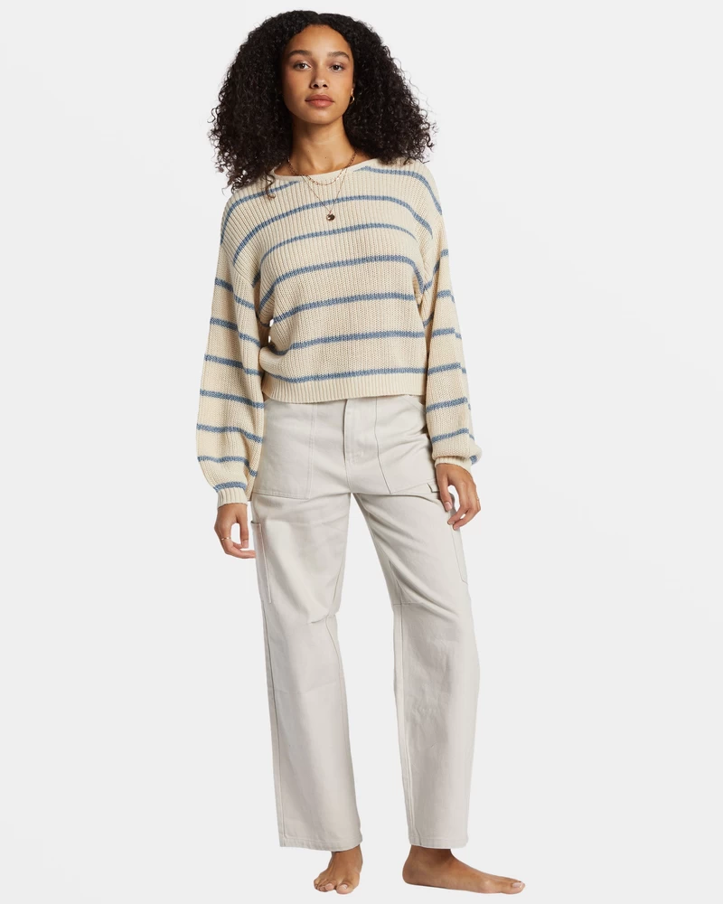 Billabong Changing Tides Pullover Sweater - Blue Shadow