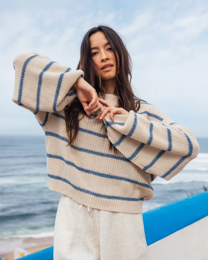 Billabong Changing Tides Pullover Sweater - Blue Shadow