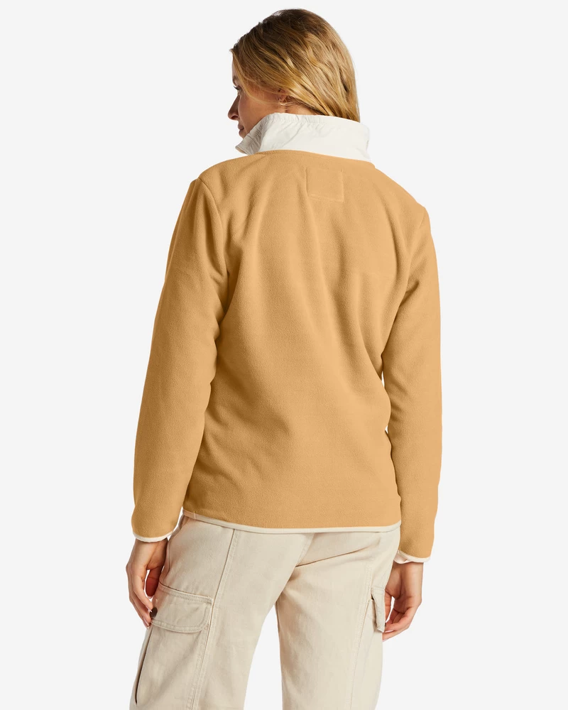 Billabong Border Lite Mock Neck Sweatshirt - Latte