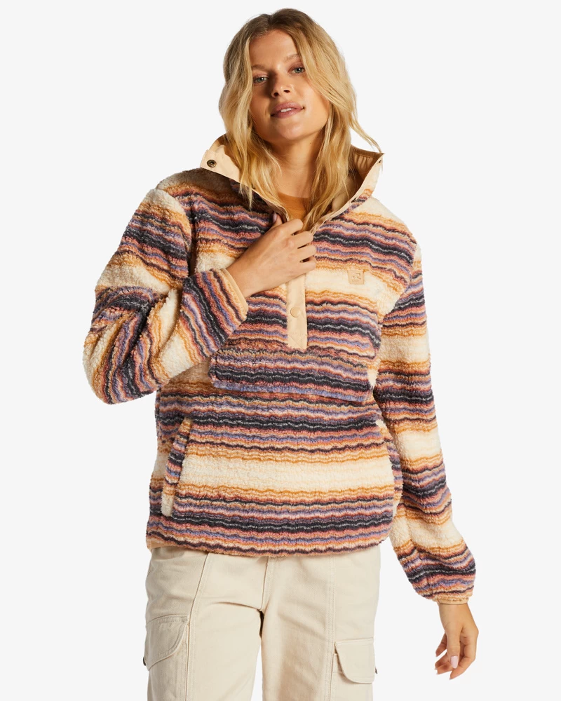 Billabong Switchback Mock Neck Fleece - Havre