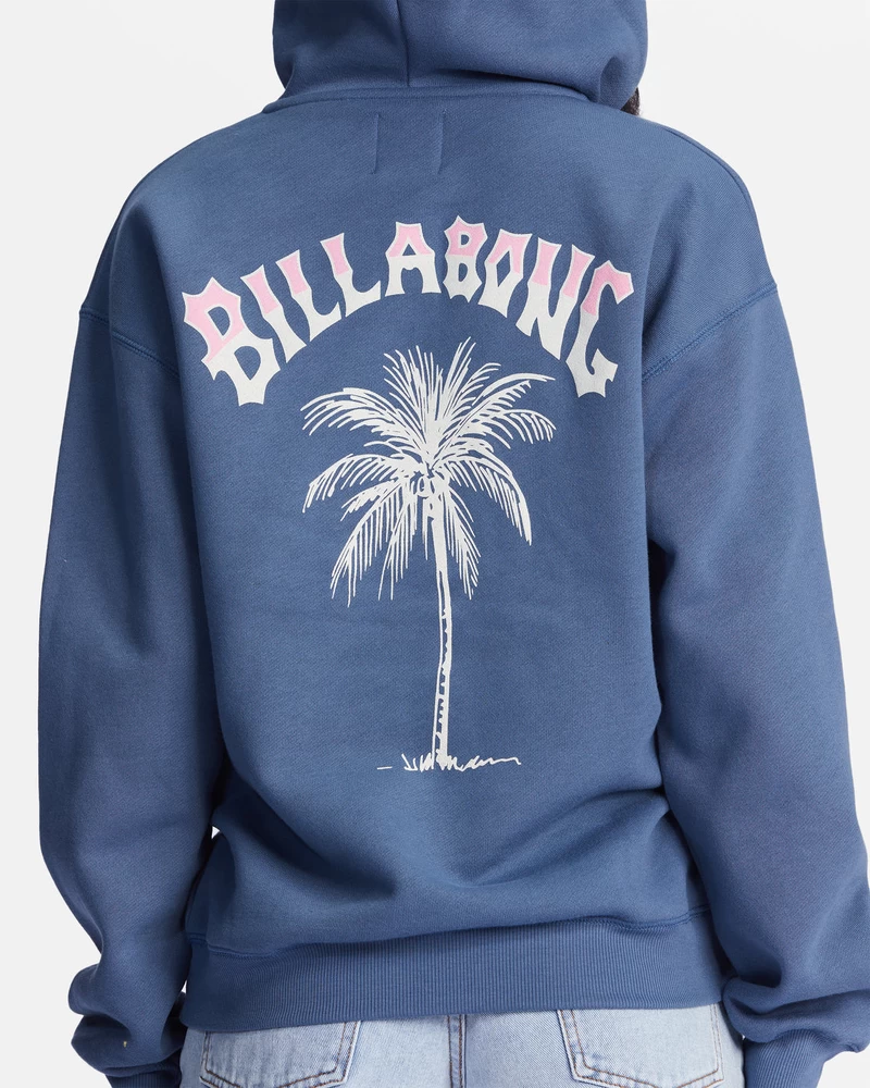 Billabong Bon Voyage Graphic Hoodie - Indigo Love