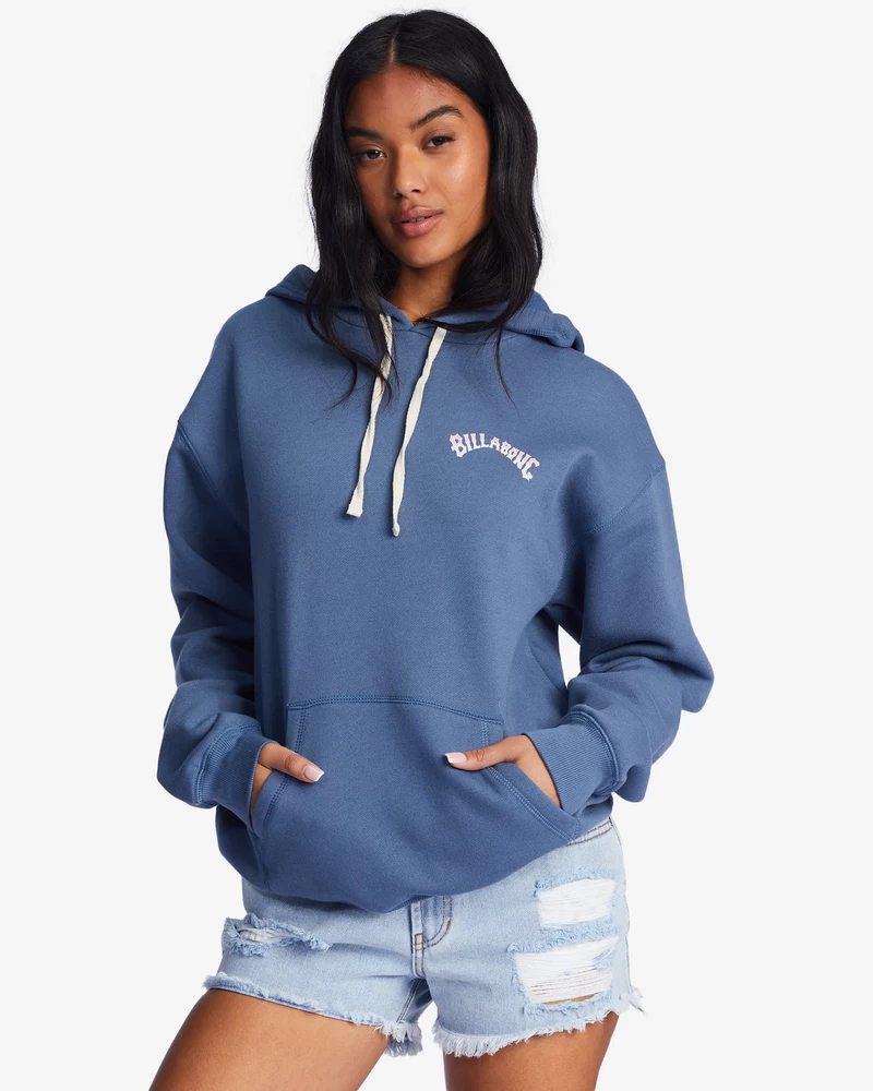 Billabong Bon Voyage Graphic Hoodie - Indigo Love