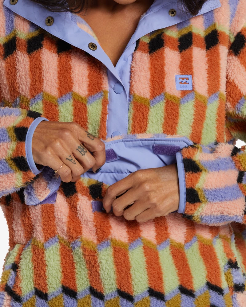 Billabong Switchback Mock Neck Fleece - Multi