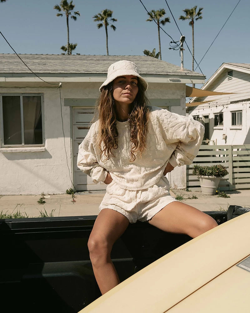 Billabong Loosen Up Crew Neck Sweatshirt - Whitecap