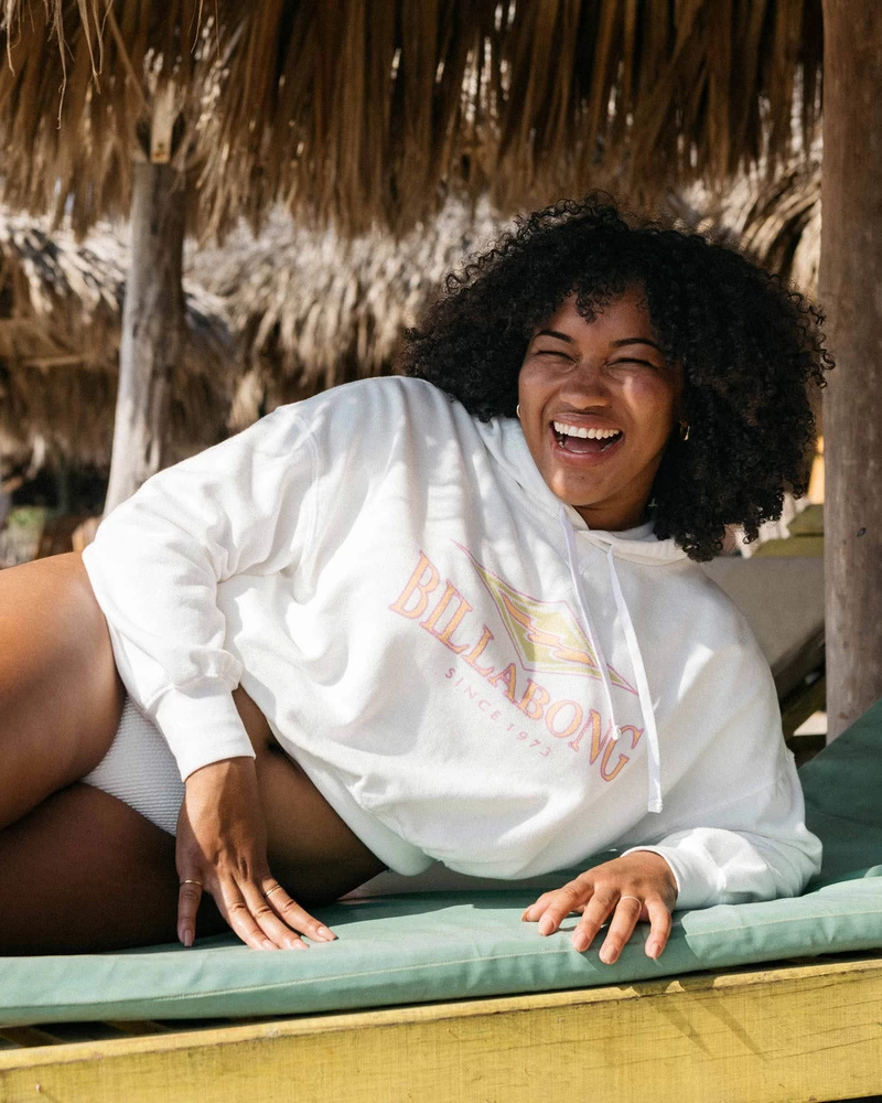 Billabong All Time Sweat-shirt En Polaire - Cristal De Sel