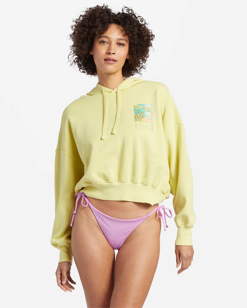 Billabong All Time Fleece Pullover Sweatshirt - Limelight
