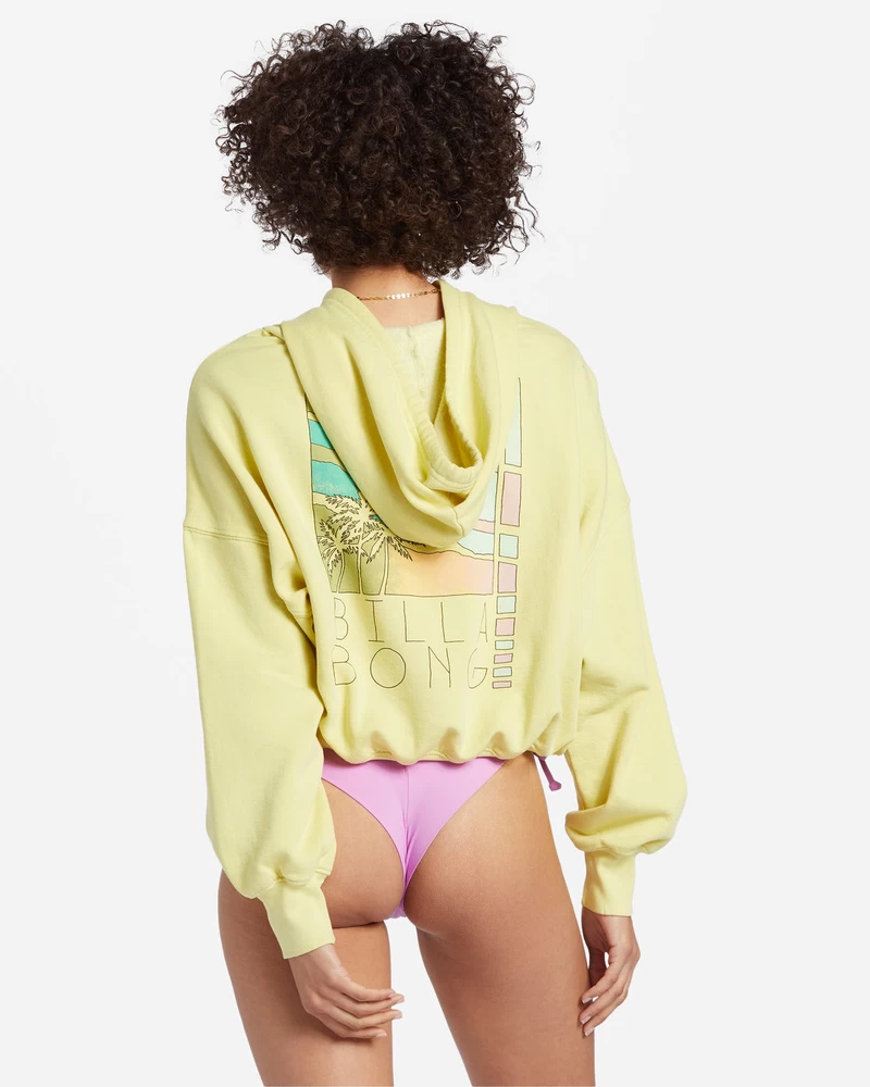 Billabong All Time Fleece Pullover Sweatshirt - Limelight