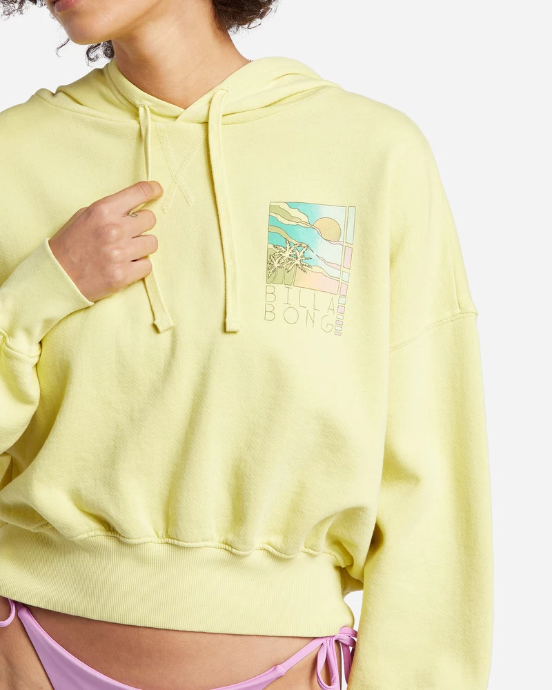 Billabong All Time Fleece Pullover Sweatshirt - Limelight