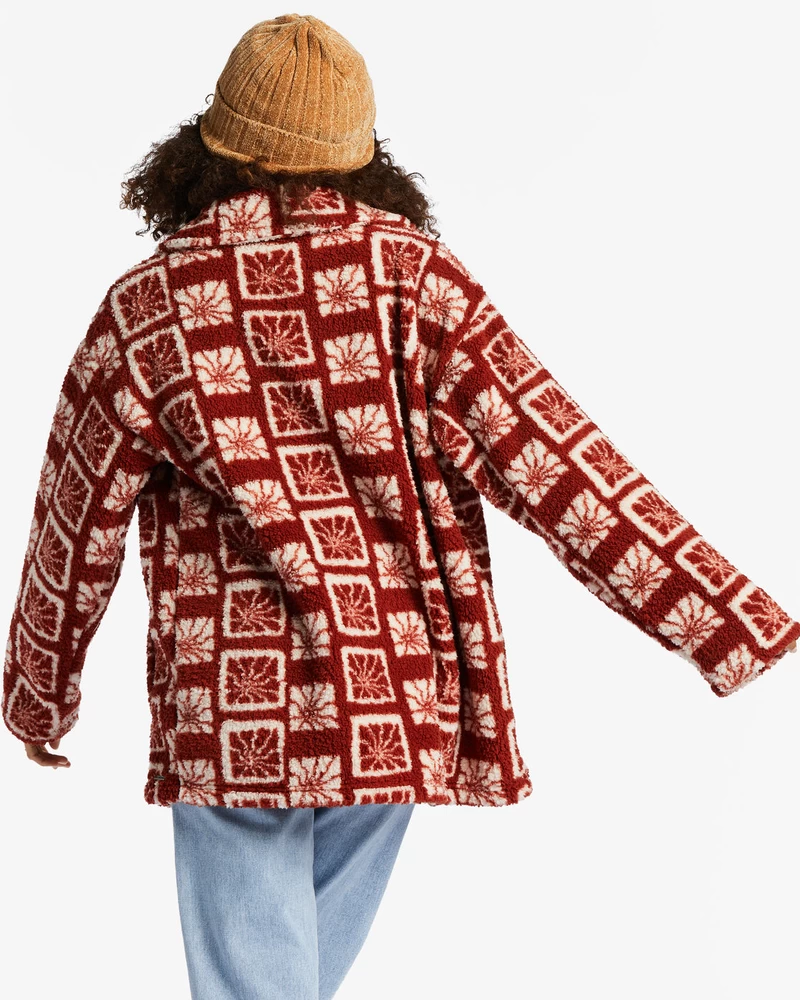 Billabong Fairbanks Bamsejakke Med Knap - Dyb Sienna