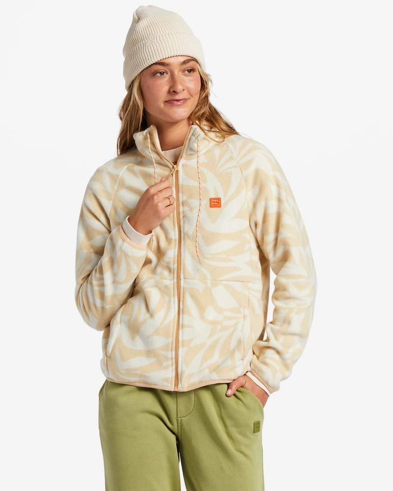 Billabong Boundary Zip-up Mock Neck Fleece - Havre