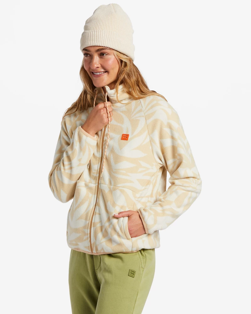 Billabong Boundary Zip-up Mock Neck Fleece - Havre