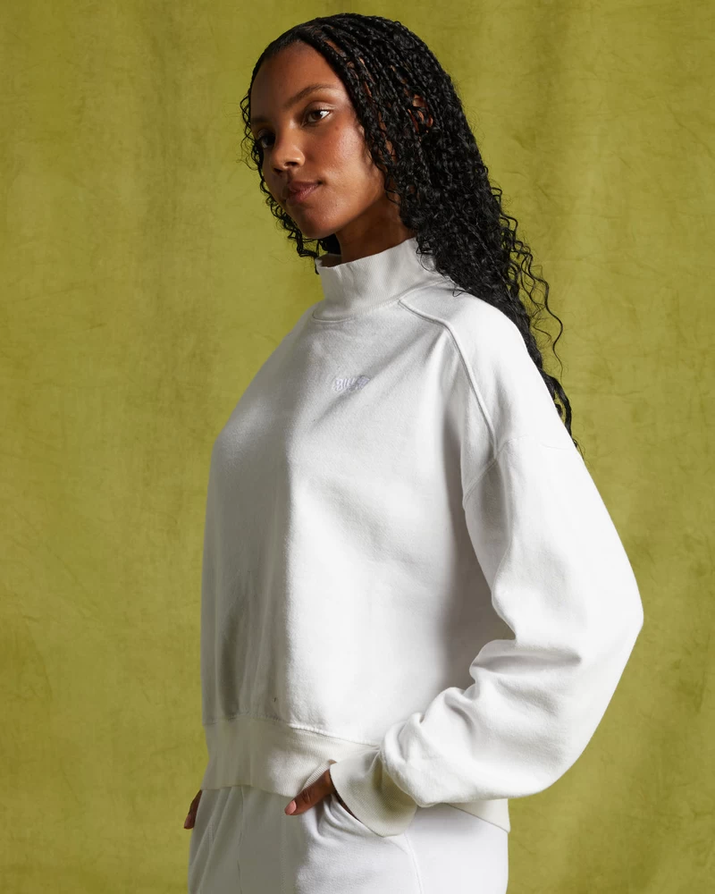 Billabong Chill Weekend Crew Neck Sweatshirt - Salt Crystal