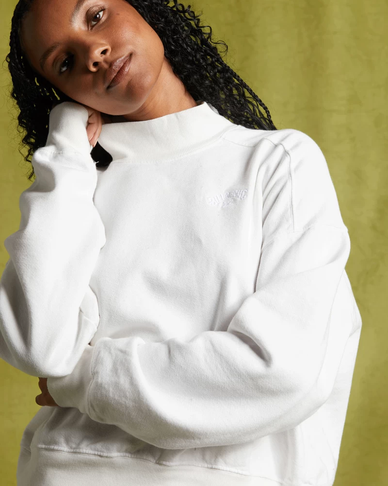 Billabong Chill Weekend Sweat-shirt à Col Rond - Salt Crystal
