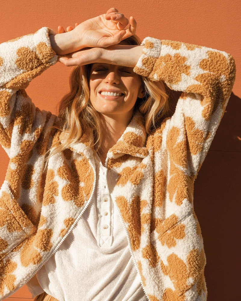Billabong Cozy All Day Crew Neck Sweatshirt - Cosmic Khaki