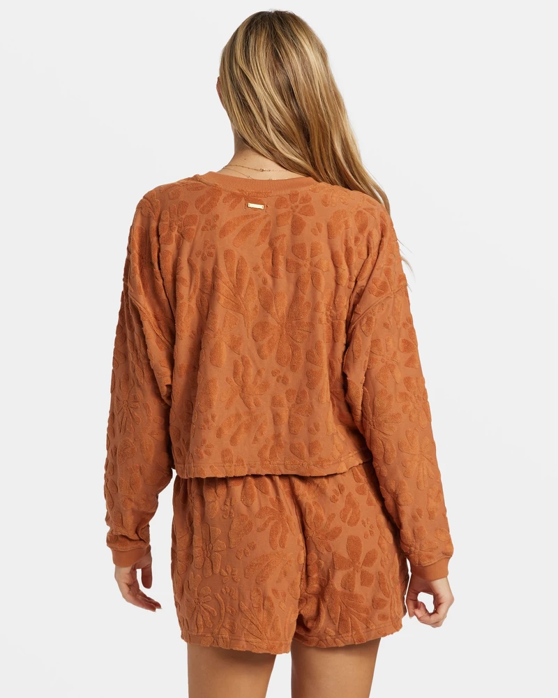 Billabong Loosen Up Crew Neck Sweatshirt - Toffee