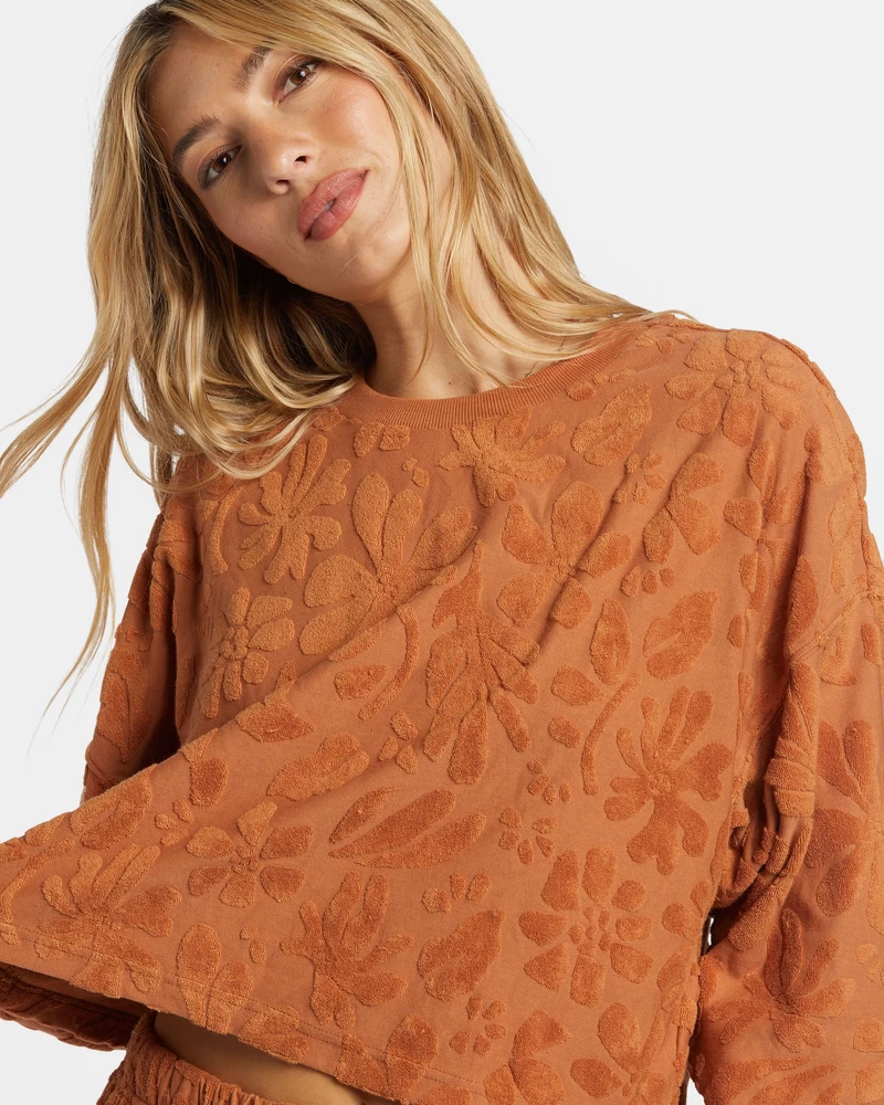 Billabong Loosen Up Crew Neck Sweatshirt - Toffee