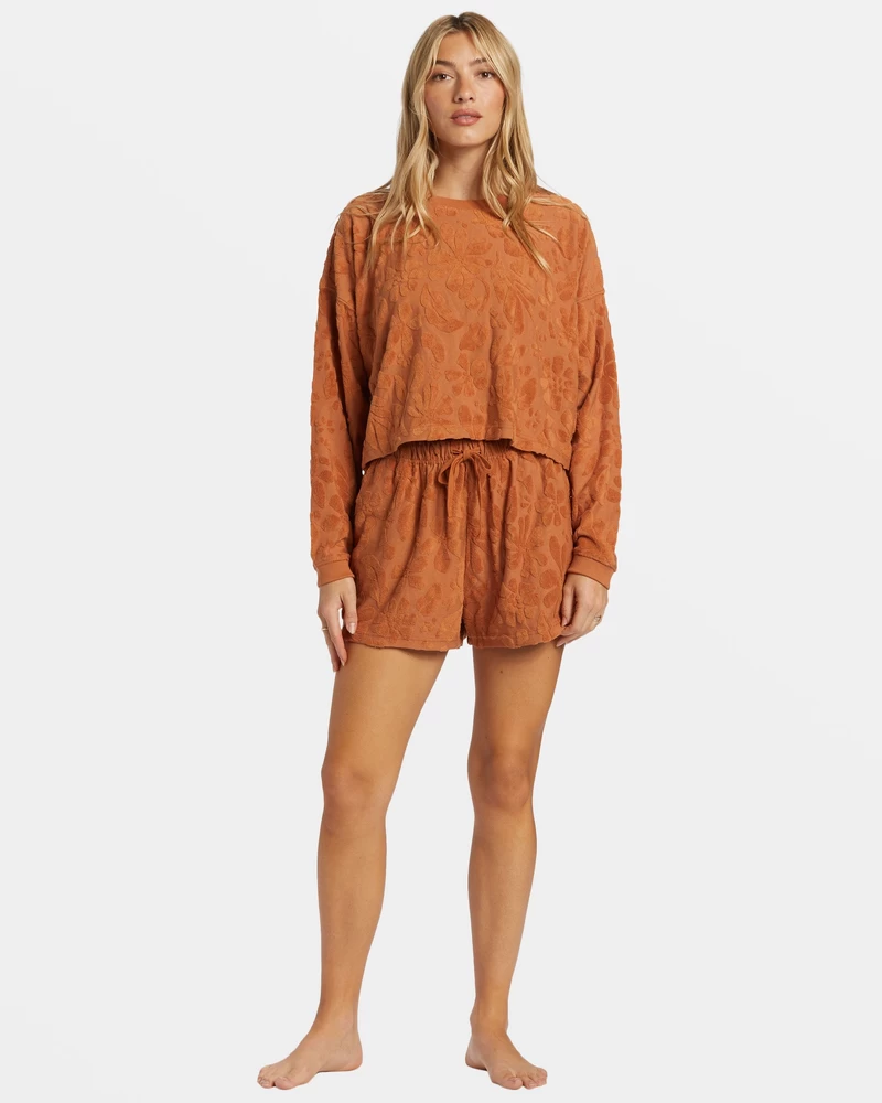 Billabong Loosen Up Crew Neck Sweatshirt - Toffee