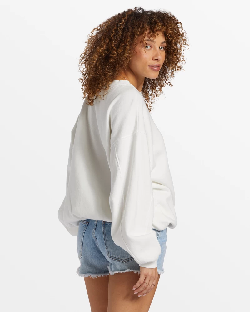 Billabong Aloha Kendal Crew Neck Sweatshirt - Salt Crystal