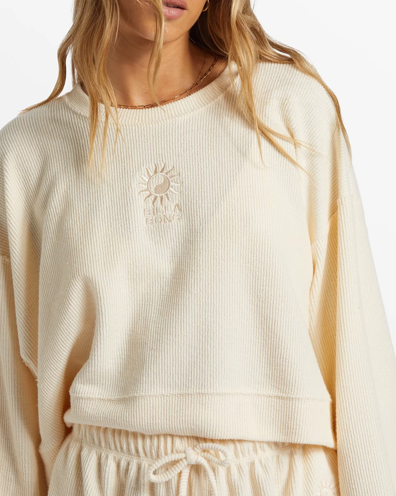 Billabong Cally Crew Neck Sweatshirt - Whitecap