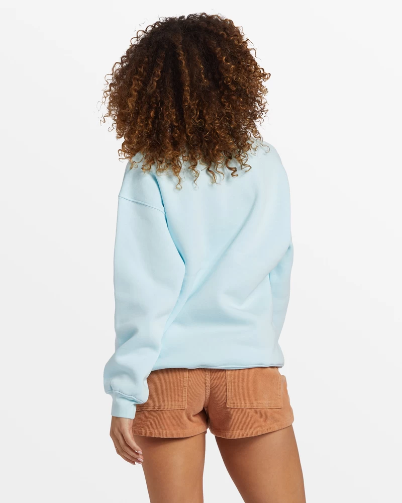 Billabong Island Life Crew Neck Sweatshirt - Blue Glow