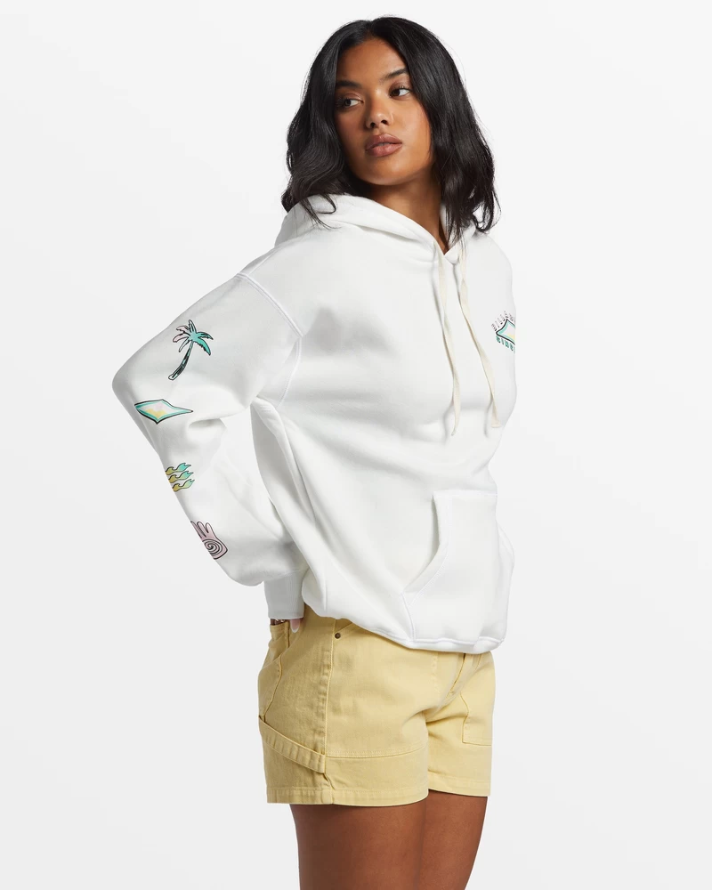 Billabong Keep Shining Hoodie - Salt Crystal