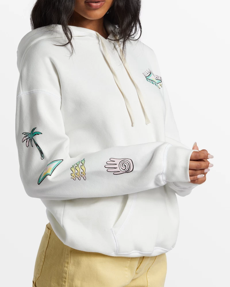 Billabong Keep Shining Hoodie - Salt Crystal
