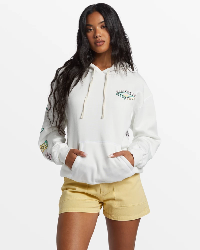 Billabong Keep Shining Hoodie - Salt Crystal