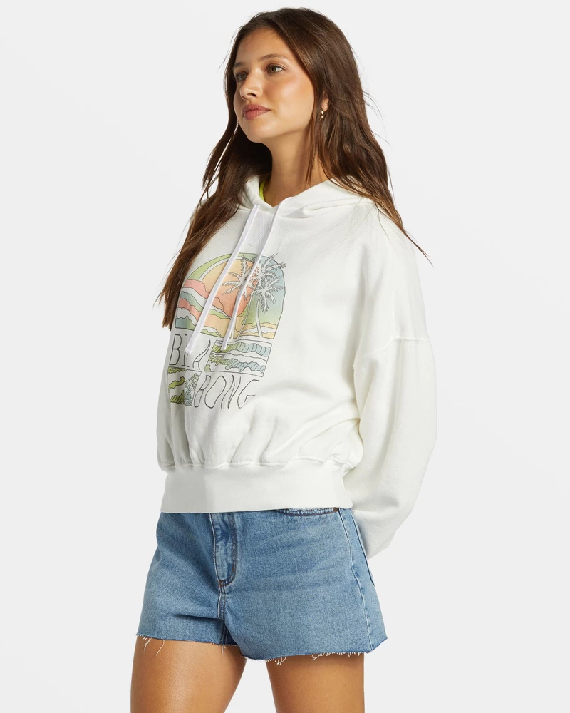 Billabong All Time Fleece Pullover Sweatshirt - Salt Crystal 1