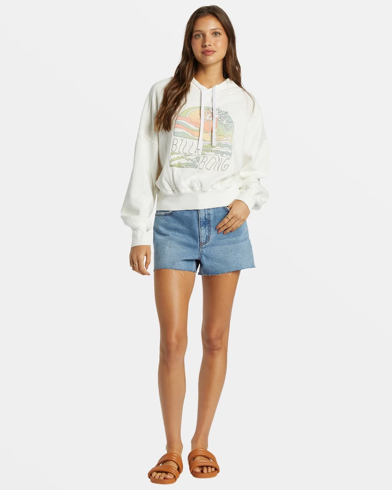 Billabong All Time Fleece Pullover Sweatshirt - Salt Crystal 1