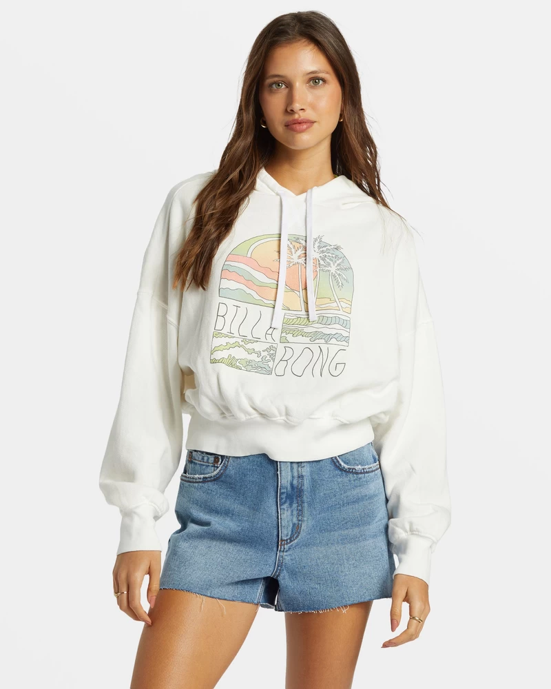 Billabong All Time Fleece Pullover Sweatshirt - Salt Crystal 1