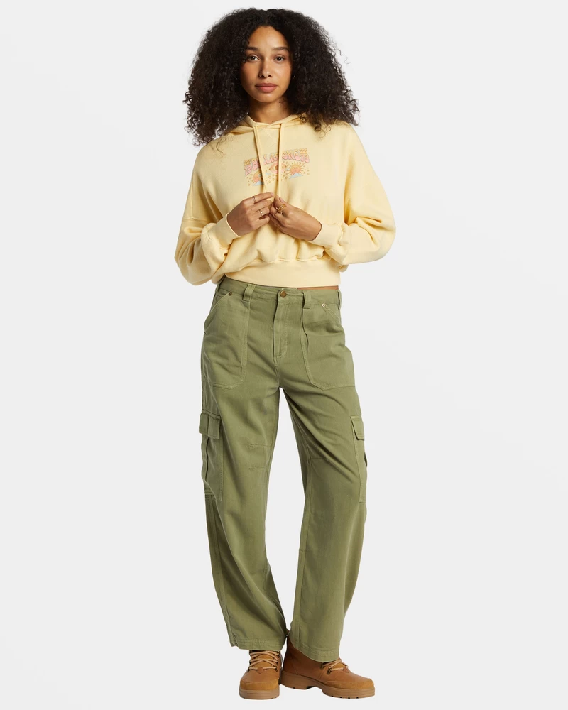 Billabong All Time Fleece Sweatshirt - Retro Gul