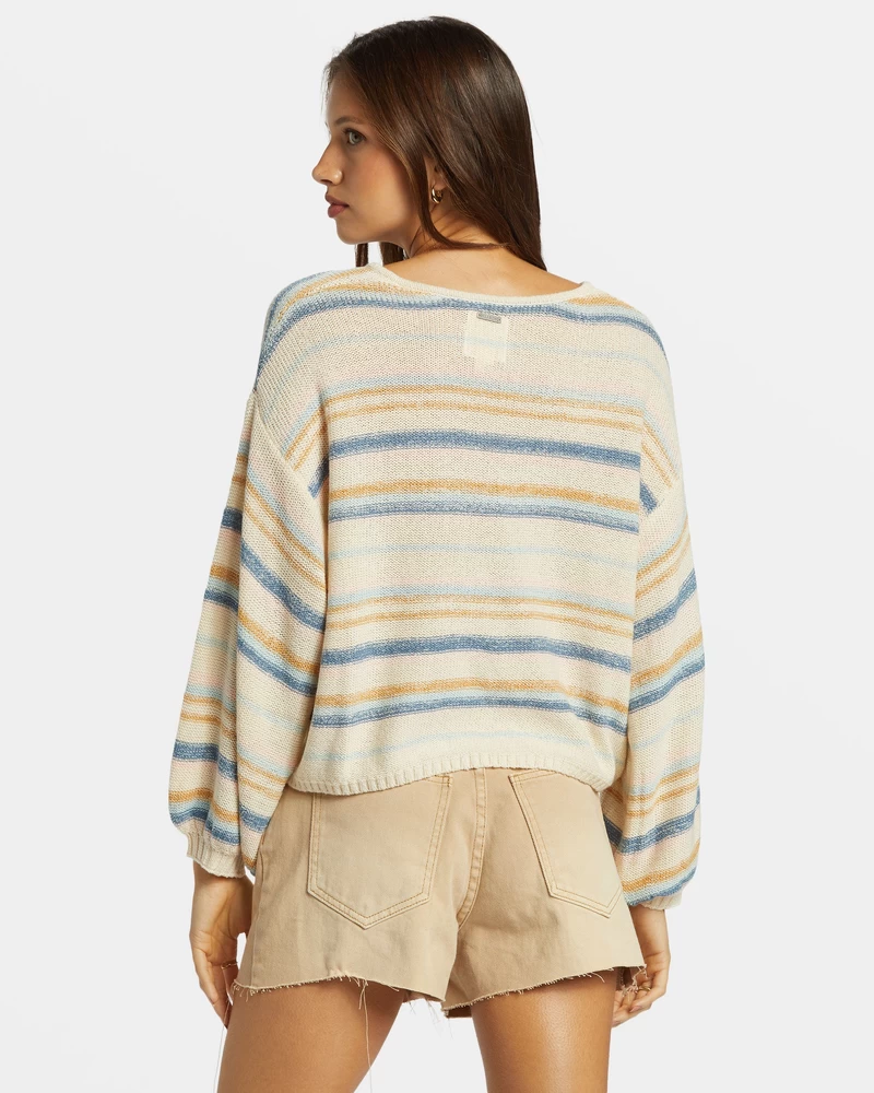 Billabong So Sweet Pullover Sweater - Dusk Blue